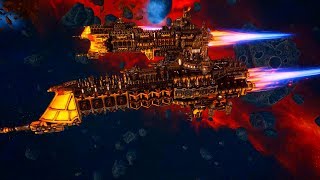 Imperial Navy Nova Cannon Spam vs Orks  Open Beta Battlefleet Gothic Armada 2 [upl. by Besse841]