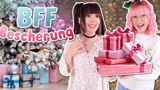 Live Reaktion auf unsere Geschenke 🎁 BFF Bescherung  ViktoriaSarina [upl. by Ringe887]