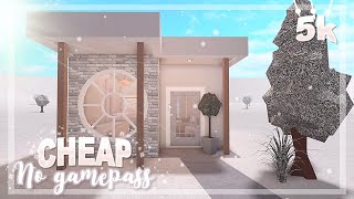 Bloxburg  Large Modern House Speedbuild interior  full tour [upl. by Betsy]