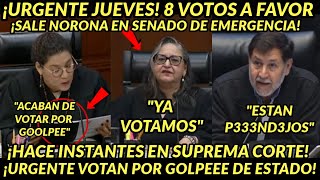 GRAVVVISIMOE URGENTE 8 VOTOS A FAVOR GOOLPEE DE ESTADO SALE NORONA DE EMERGENCIAA CORTEE DECIDIOO [upl. by Iteerp700]