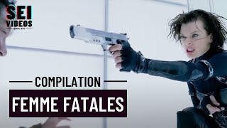 Femme Fatales Film Fight Compilation Original Score [upl. by Staford]