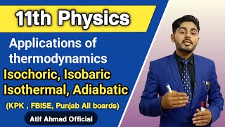 Application of first law of thermodynamics class 11  Isothermal Isobaric Isochoric Adiabatic [upl. by Inahteb]