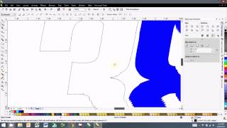 CorelDraw X6 Node editing [upl. by Lleryt]