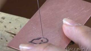 Art Jewelry  Basic Metal Piercing Techniques [upl. by Farnham]