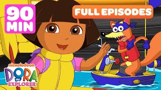 Dora FULL EPISODES Marathon ➡️  4 Full Episodes  90 Minutes  Dora the Explorer [upl. by Mays]