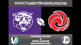 Louisburg Wildcats  Ottawa Cyclones Football 10182024 [upl. by Ehman899]