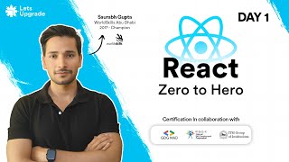 Day 1  React Zero to Hero 5 Days [upl. by Ikcim]