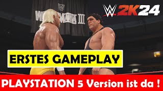 WWE 2K24 für PS5 ist da  ERSTES GAMEPLAY  Ersteindruck zum neuen WRESTLING ABLEGER [upl. by Mateya]