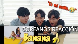 COREANOS REACCIONAN A BANANA  ANITTA BECKY G Pandita Chan [upl. by Eonak]