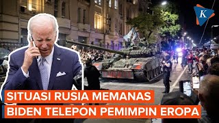 Wagner Memberontak Biden Langsung Telepon Pemimpin Eropa [upl. by Hirsch180]