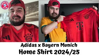 FC BAYERN MUNICH SHIRT HOME 202425  UnboxingReview  Try On [upl. by Mariquilla]