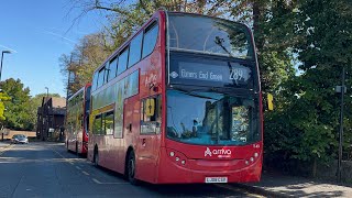 FRV Arriva London Route 289 Purley Station  Elmers End Station Enviro400 Trident T43 LJ08 CSV [upl. by Genvieve]