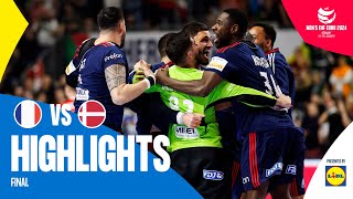 What a CRAZY final  France vs Denmark  Highlights  Mens EHF EURO 2024 [upl. by Thurlow]