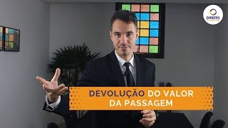 Devolução Do Valor Da Passagem e Cobrança Para Remarcação e Cancelamento [upl. by Cati]