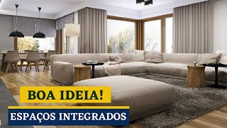 9 DICAS MAIS INDICADAS PARA DECORAR AMBIENTES INTEGRADOS [upl. by Aala]