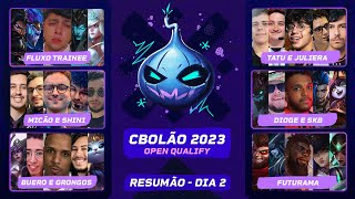 RESUMO CBOLÃO OPEN QUALIFY  DIA 3 [upl. by Krute672]