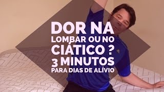 Dor Lombar e Ciático Parte 1  Marcelo Garcia [upl. by Naliorf]