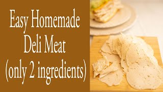 Easy Homemade Deli Meat only 2 ingredients [upl. by Trebla]