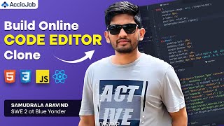 Build Your Own Code Editor using React CodeMirror and Judge0  Unique React API Project I AccioJob [upl. by Iffar]