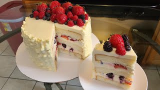 New Orleans Berry Chantilly Cake [upl. by Hanover]