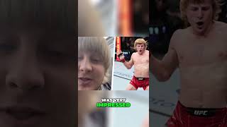 Paddy the Baddie Pimblett A Heartfelt Gesture and Impressive Performance ufc paddypimblett [upl. by Uot132]