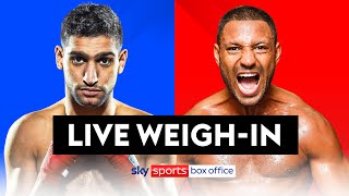 AMIR KHAN VS KELL BROOK  FULL WEIGHIN ⚖️🔥 [upl. by Marietta123]