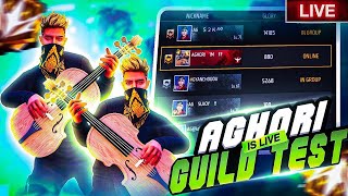 Free Fire Live  V Badge 1v1 Guild Testing Live🔥  freefirelive [upl. by Atneciv]