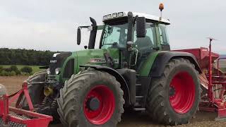 Triticale Aussaat 2022 mit Fendt 820 Vario TMS und Kverneland Idrill [upl. by Barrie]