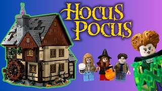 LEGO Disney Hocus Pocus The Sanderson Sisters Cottage  Speed Build amp Review [upl. by Izaak961]