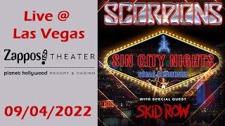 SCORPIONS  Live  Las Vegas 09042022 FULL SHOW [upl. by Arded111]