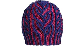 Brioche knitting Interweave hat knitting patterns [upl. by Cas]