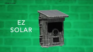 Product Video Camouflage EZ Solar Wildcamera  English [upl. by Leahcimnhoj690]