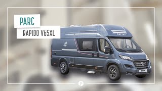 Fourgon avec lit pavillon et lit transversal  le Rapido V65XL [upl. by Rellia]