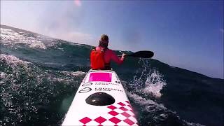 Durban Downwind  Big Swell  28 Knots  Carbonology Zest  Crossing Gear [upl. by Denn]