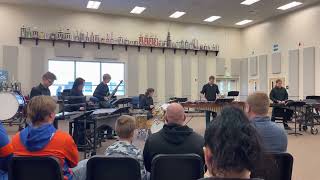 2022 Meridian High school state competition  percussion ensemble  Led Zeppelin medley [upl. by Samal174]