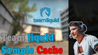 Team Liquid s1mple playing CSGO Faceit on Cache twitch stream [upl. by Cece]