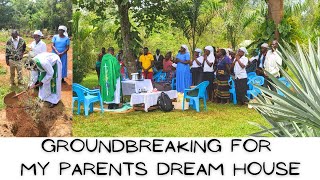 Groundbreaking Ceremony Building My Parents Dream House EP 1 [upl. by Madaras401]