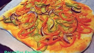 Receta Masa de Pizza Casera [upl. by Yelserp]