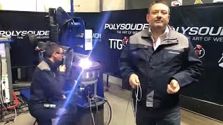 Polysoude  Live Weld Overlay Demo with TIGer amp Polyclad Easy Cladding at Lightspeed [upl. by Elysha]