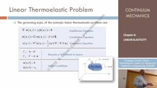 Continuum Mechanics  Ch 6  Lecture 18  Superposition Principle in Linear Thermoelasticity [upl. by Ahs]