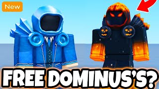 NEW THESE 2 REAL DOMINUSS HAVE JUST RELEASED IN ROBLOX NOW😲  FREE UGC LIMITED  HALLOWS [upl. by Currey702]