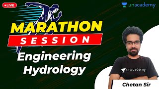 Engineering Hydrology  Marathon Session  GATE Civil Engineering Exam  Chetan Sir [upl. by Eelram]