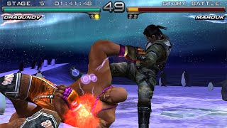 TAS Tekken 5  Dark Resurrection  Sergei Dragunov PSP [upl. by Peery510]