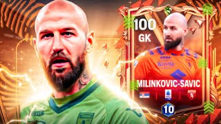 EXPOSING THE DOMINANCE OF 100 OVR MILINKOVIC SAVIC • FC Mobiles Top GK [upl. by Sera229]