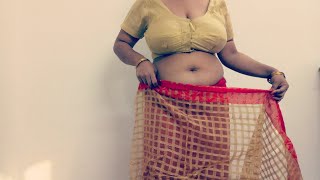 How To Wear A Saree Quick amp Easily In Just 4 MintsIndian Saree Creation [upl. by Conall376]