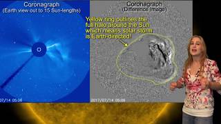 Massive Sunspot Launches Big Solar Storm at Earth Solar Storm Forecast 07152017 [upl. by Bessie]