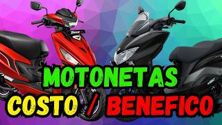 7 MEJORES MOTONETASSCOOTERS BARATAS costobenéfico [upl. by Alil]