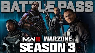 Everything In The Season 3 Battle Pass  Blackcell Modern Warfare 3 amp Warzone [upl. by Francesco]