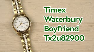 Розпаковка Timex Waterbury Boyfriend Tx2u82900 [upl. by Elauqsap511]