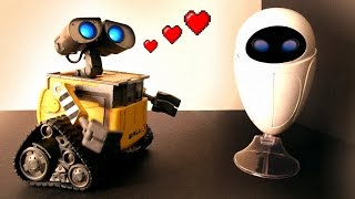 WallE meets Eve and a cat  Talking Thinkway Toys [upl. by Thun]